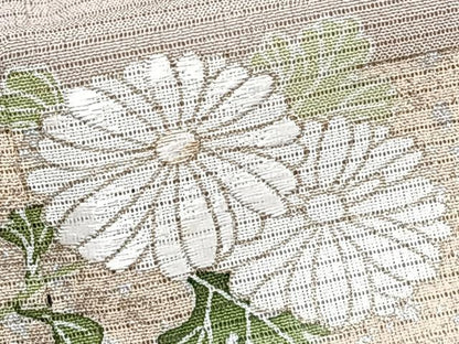 平和屋着物＊夏物 訪問着 絽縮緬 刺繍 立波草花文 金銀彩 正絹 逸品 CABI3664xi