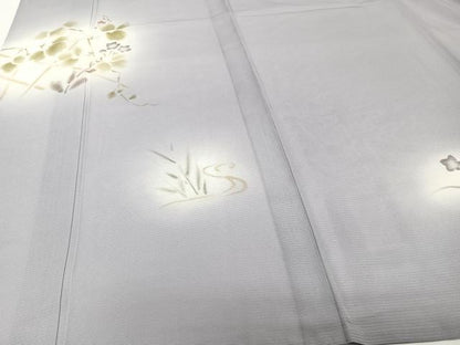 平和屋着物＊夏物 訪問着 絽 蔦の葉文 暈し染め 高島屋扱い 正絹 逸品 CABI3666xi