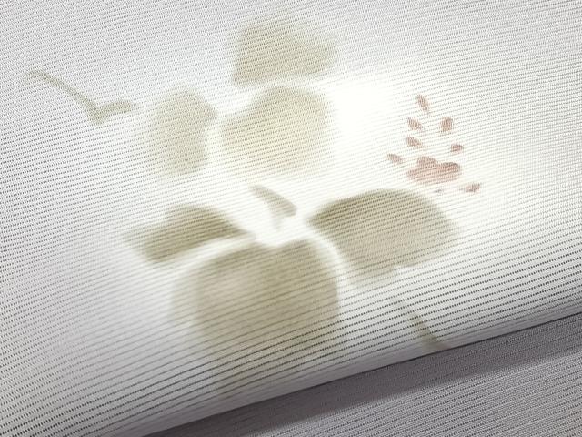 平和屋着物＊夏物 訪問着 絽 蔦の葉文 暈し染め 高島屋扱い 正絹 逸品 CABI3666xi