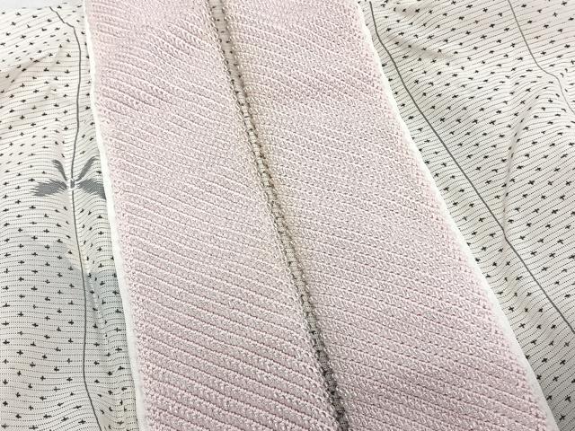 平和屋着物＊夏物　長襦袢　無双仕立て　絽　雪輪花文　半衿ビーズ　正絹　逸品　CABI3668xi