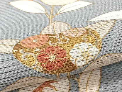 平和屋着物＊夏物 訪問着 絽 駒刺繍 枝橘文 金彩 三越扱い 正絹 逸品 CABI3669xi
