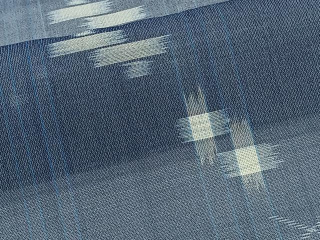 平和屋着物＊夏物　本場琉球絣　夏琉球　証紙付き　正絹　逸品　CABI3670xi