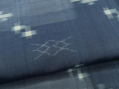 平和屋着物＊夏物　本場琉球絣　夏琉球　証紙付き　正絹　逸品　CABI3670xi