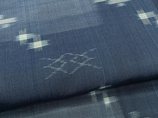 平和屋着物＊夏物　本場琉球絣　夏琉球　証紙付き　正絹　逸品　CABI3670xi
