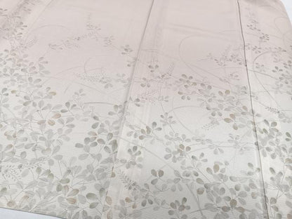 平和屋着物＊夏物　訪問着　絽　刺繍　枝萩蝶々文　暈し染め　銀糸　正絹　逸品　CABI3672xi
