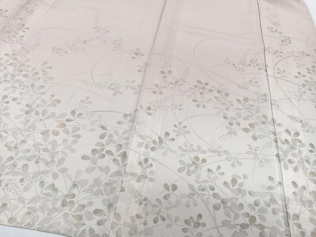 平和屋着物＊夏物　訪問着　絽　刺繍　枝萩蝶々文　暈し染め　銀糸　正絹　逸品　CABI3672xi