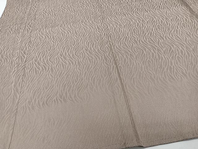 平和屋着物＊夏物　色無地　霞文紗　胡桃染色　正絹　逸品　CABI3673xi