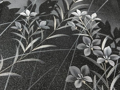 平和屋着物＊夏物　訪問着　絽　草花シルエット　暈し染め　正絹　逸品　未使用　CABI3675xi