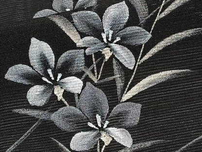 平和屋着物＊夏物　訪問着　絽　草花シルエット　暈し染め　正絹　逸品　未使用　CABI3675xi