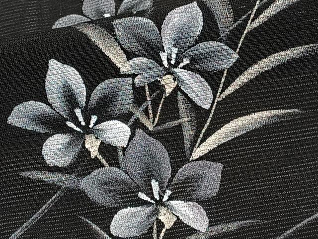 平和屋着物＊夏物　訪問着　絽　草花シルエット　暈し染め　正絹　逸品　未使用　CABI3675xi