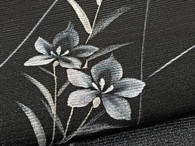 平和屋着物＊夏物　訪問着　絽　草花シルエット　暈し染め　正絹　逸品　未使用　CABI3675xi
