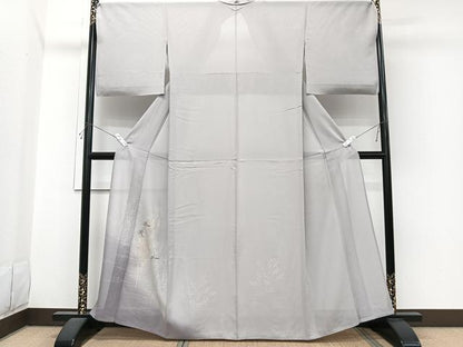 平和屋着物＊夏物 訪問着 絽 草木蜻蛉 金彩 正絹 逸品 CABI3687xi