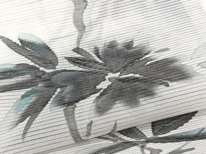 平和屋着物＊夏物　訪問着　絽　手描き　枝草花文　洗える着物　CABI3705xi
