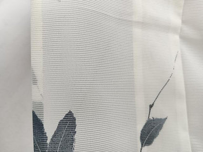 平和屋着物＊夏物　小紋　絽　草花文　洗える着物　CABI3710xi