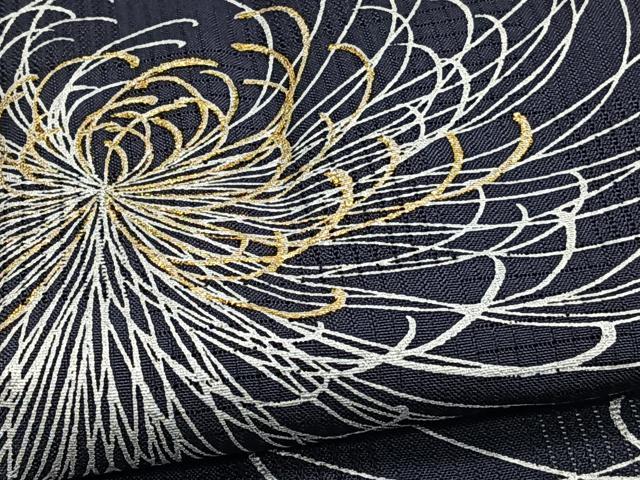 平和屋着物＊夏物　小紋　市松紋絽　乱菊　やまと誂製　正絹　逸品　CABI3722xi