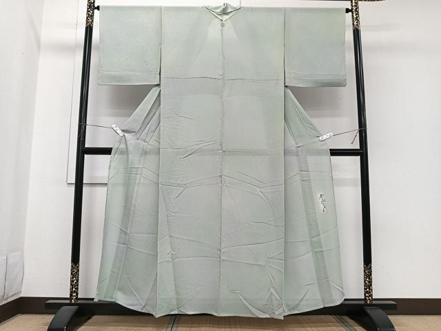 平和屋着物＊染色作家　斉藤三才　夏物　小紋　絽　霞文　正絹　逸品　CABI3723xi