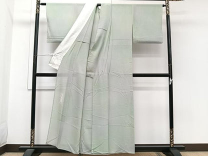 平和屋着物＊染色作家　斉藤三才　夏物　小紋　絽　霞文　正絹　逸品　CABI3723xi