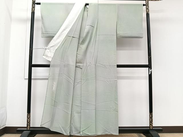 平和屋着物＊染色作家　斉藤三才　夏物　小紋　絽　霞文　正絹　逸品　CABI3723xi