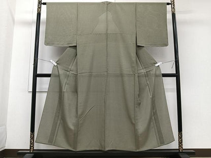 平和屋着物＊夏物　江戸小紋　絽　鮫小紋柄　正絹　逸品　未使用　CABI3725xi
