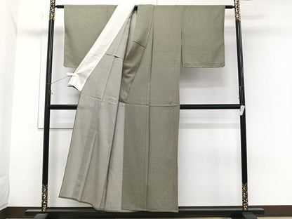 平和屋着物＊夏物　江戸小紋　絽　鮫小紋柄　正絹　逸品　未使用　CABI3725xi