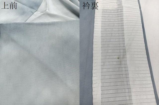 平和屋着物＊夏物　小紋　絽　霞文　正絹　逸品　CABI3731xi