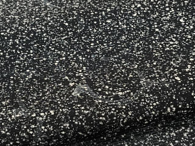 平和屋着物＊夏物　小紋　絽　草花文　たたき染め　正絹　逸品　CABI3739xi