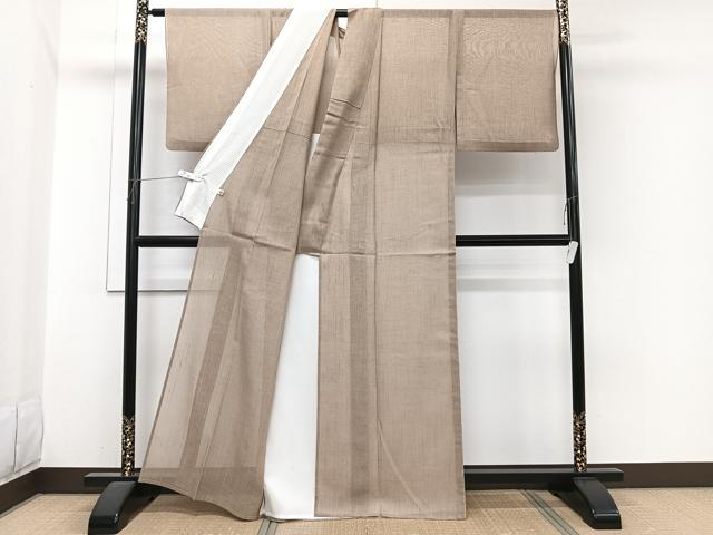 平和屋着物＊夏物　紗紬　霞文　正絹　逸品　CABI3740xi