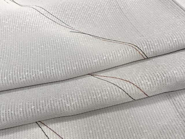平和屋着物＊夏物　小紋　縦絽　斜線文　正絹　逸品　CABI3742xi