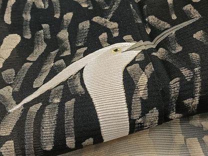 平和屋着物＊夏物　訪問着　絽　白鷺　黒地　正絹　逸品　CABI3747xi