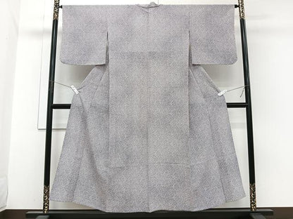 平和屋着物＊夏物　小紋　絽　萩文　正絹　逸品　CABI3750xi