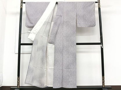平和屋着物＊夏物　小紋　絽　萩文　正絹　逸品　CABI3750xi