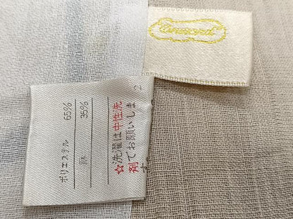 平和屋着物＊夏物　小紋　紗　枝花文　洗える着物　CABI3755xi