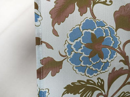 平和屋着物＊夏物　小紋　紗　間道更紗花唐草文　洗える着物　CABI3763xi