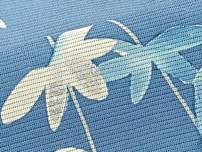 平和屋着物＊夏物　訪問着　絽　ろうけつ染め　枝垂れ葉文　銀彩　正絹　逸品　CABI3767xi