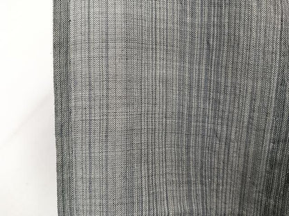 平和屋着物＊夏物　男性　本場小千谷縮　縞　キングサイズ　麻　逸品　CABI3770xi