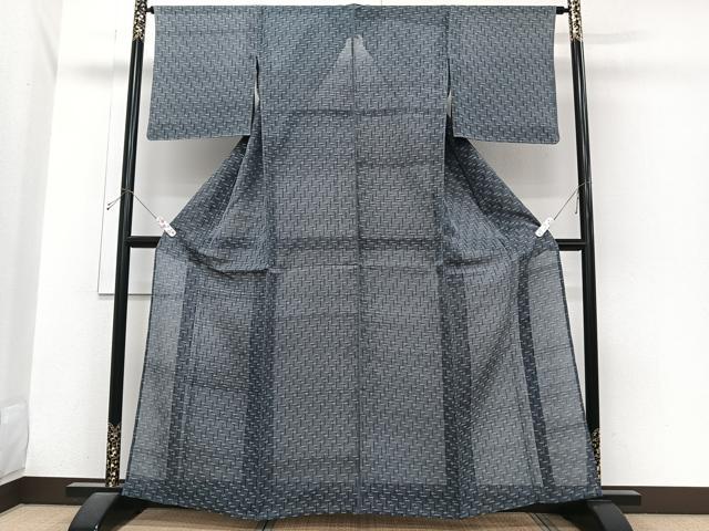 平和屋着物＊夏物　琉球絣　夏琉球 　正絹　逸品　未使用　CABI3772xi