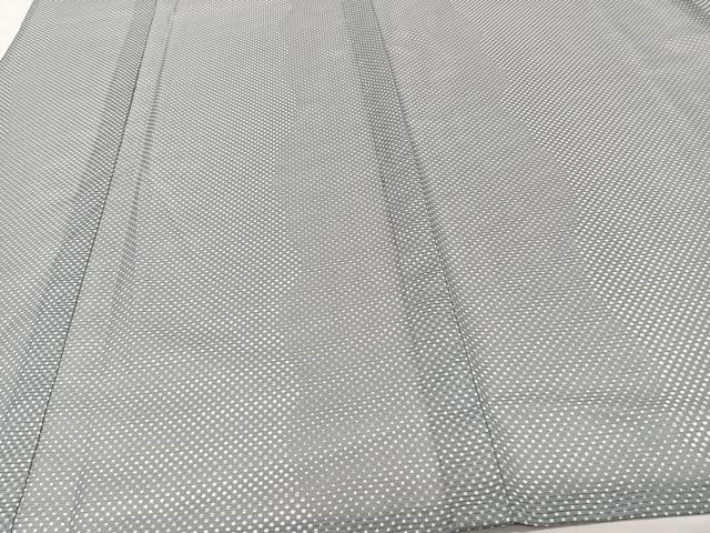 平和屋着物＊夏物　小紋　絽　間道　洗える着物　CABI3779xi