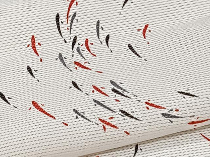 平和屋着物＊夏物　小紋　絽　魚　正絹　逸品　CABI3782xi