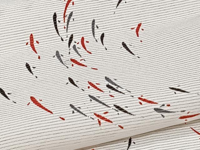 平和屋着物＊夏物　小紋　絽　魚　正絹　逸品　CABI3782xi