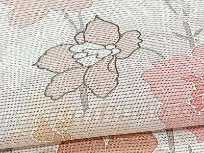 平和屋着物＊夏物　訪問着　絽　枝草花文　金彩　正絹　逸品　CABI3791xi