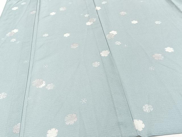 平和屋着物＊夏物　小紋　絽　雪輪重ね文　正絹　逸品　CABI3792xi
