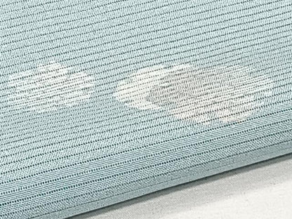 平和屋着物＊夏物　小紋　絽　雪輪重ね文　正絹　逸品　CABI3792xi