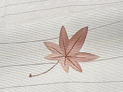 平和屋着物＊夏物　訪問着　絽　楓文　正絹　逸品　CABI3793xi