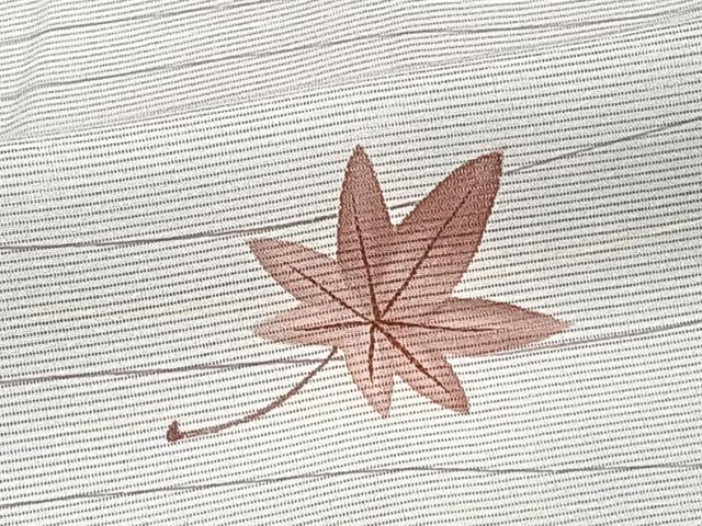 平和屋着物＊夏物　訪問着　絽　楓文　正絹　逸品　CABI3793xi