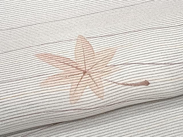 平和屋着物＊夏物　訪問着　絽　楓文　正絹　逸品　CABI3793xi