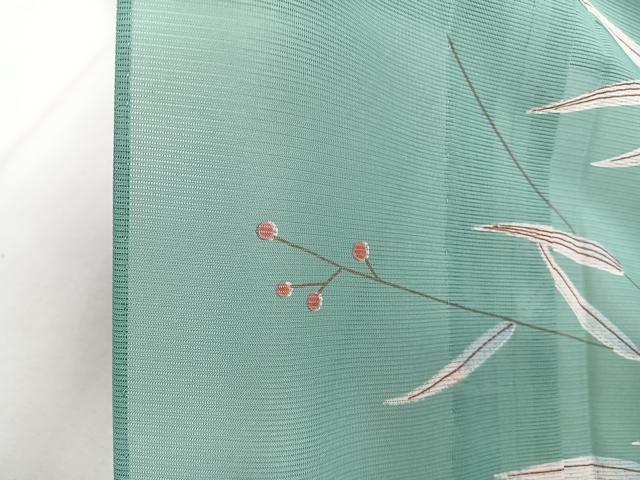 平和屋着物＊夏物　訪問着　絽　枝草花文　洗える着物　CABI3801xi