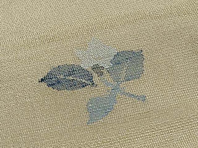 平和屋着物＊夏物　紗紬　織左衛門　成り物　反端付き　正絹　逸品　CABI3804xi