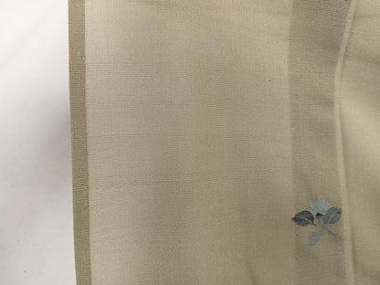 平和屋着物＊夏物　紗紬　織左衛門　成り物　反端付き　正絹　逸品　CABI3804xi