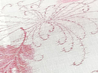 平和屋着物＊夏物　小紋　紗　乱菊　洗える着物　CABI3808xi