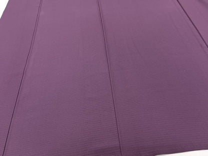 平和屋着物＊夏物　色無地　絽　桑の実色　正絹　逸品　CABI3809xi